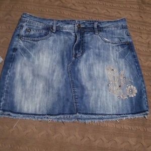 Faded Glory jean skirt